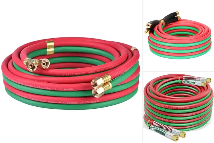 Detailed view of Best 300 PSI Oxygen Acetylene Hose