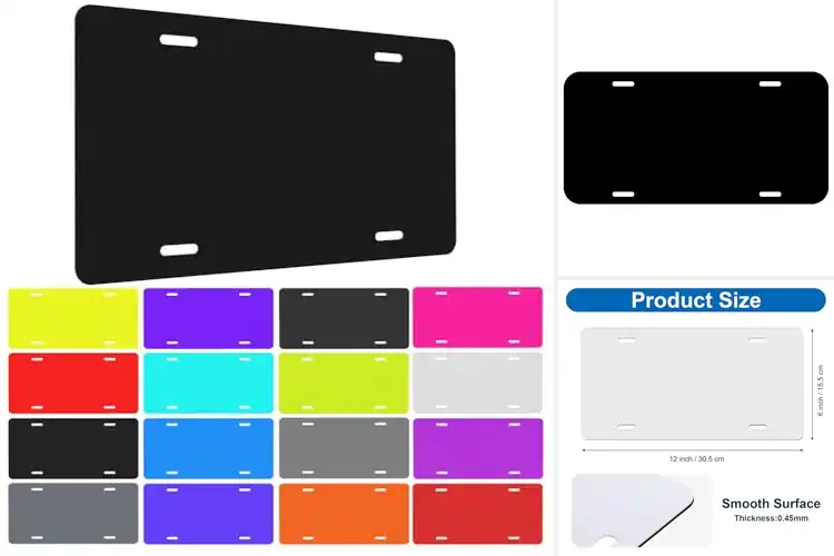 Detailed view of Best 6X12 Inch License Plates
