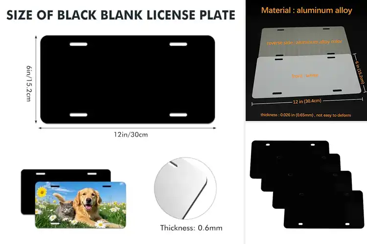 Detailed view of Best Aluminum License Plates