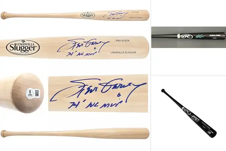 Detailed view of Best Autographed Baseball Bats