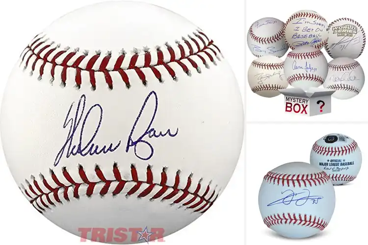 Detailed view of Best Autographed Baseball Collectibles