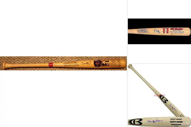 Detailed view of Best Autographed Cooperstown Bats