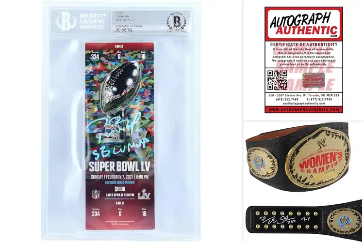 Detailed view of Best Autographed Items: Top 10 Must-Haves for Collectors