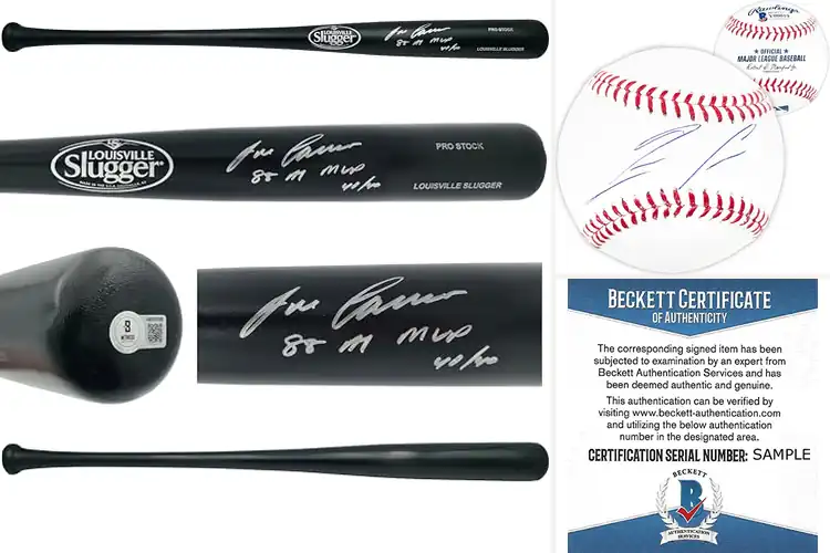 Detailed view of best beckett certified baseball collectibles