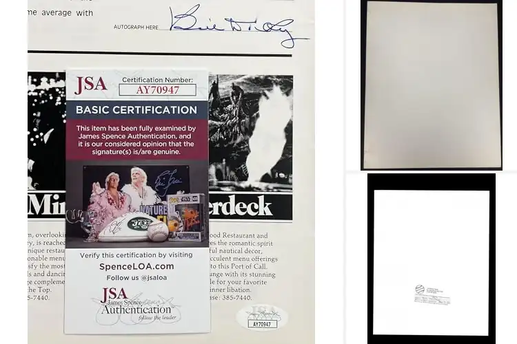 Detailed view of Best Bill Dickey Autograph Memorabilia