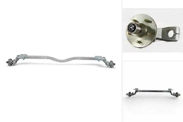 Detailed view of Best Boat Trailer Torsion Assemblies