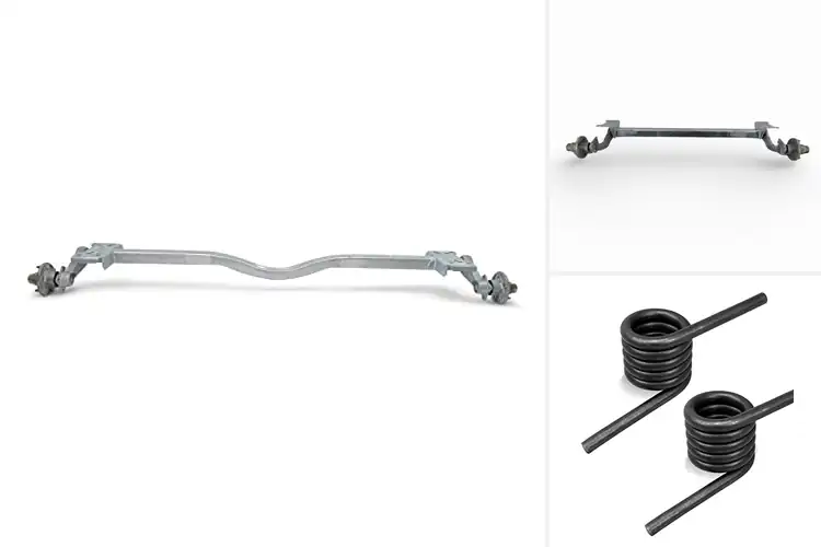 Detailed view of Best Boat Trailer Torsion Systems