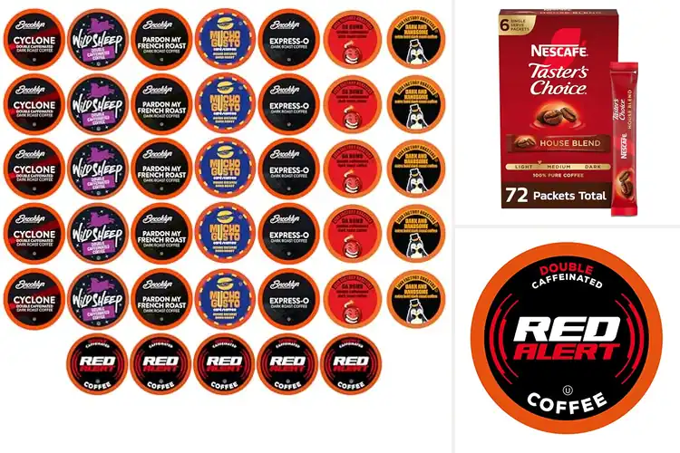 Detailed view of Best Caffeinated Coffee Packs