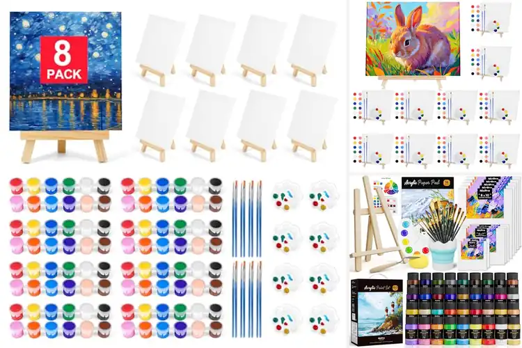 Detailed view of Best Canvas Painting Kits for Effortless Creative Fun