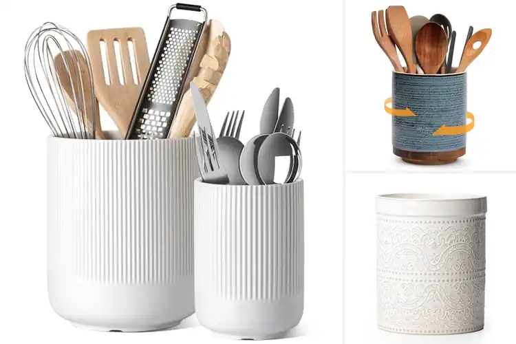 Detailed view of Best Ceramic Utensil Holders