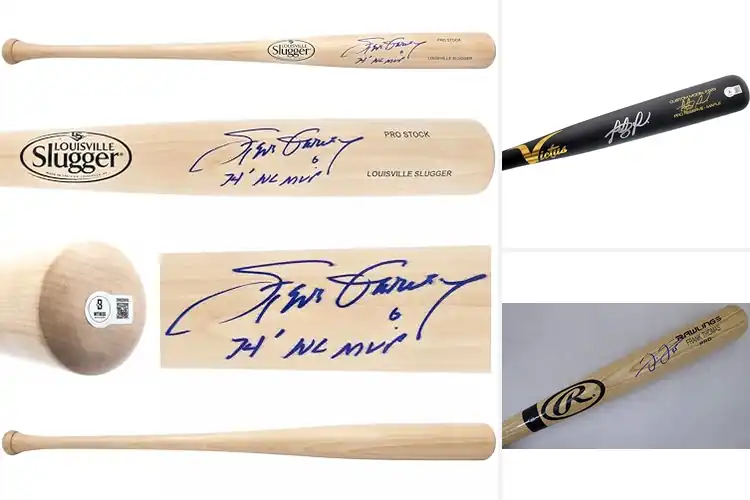 Detailed view of Best Certified Authentic Baseball Bat Collectibles