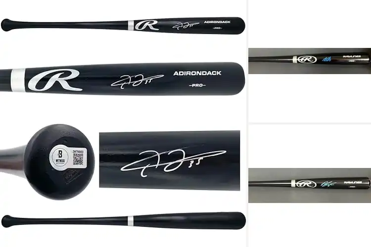 Detailed view of Best Certified Autographed Bats