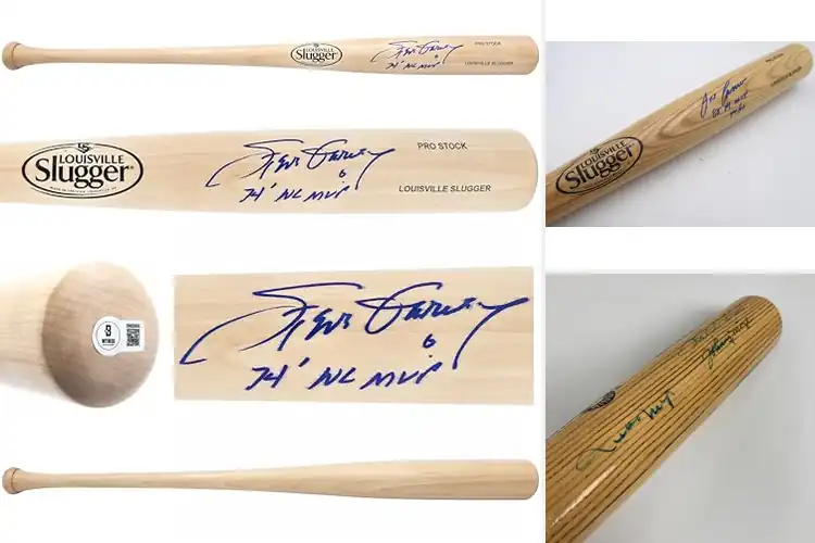Detailed view of Best Certified Autographed Memorabilia Bat