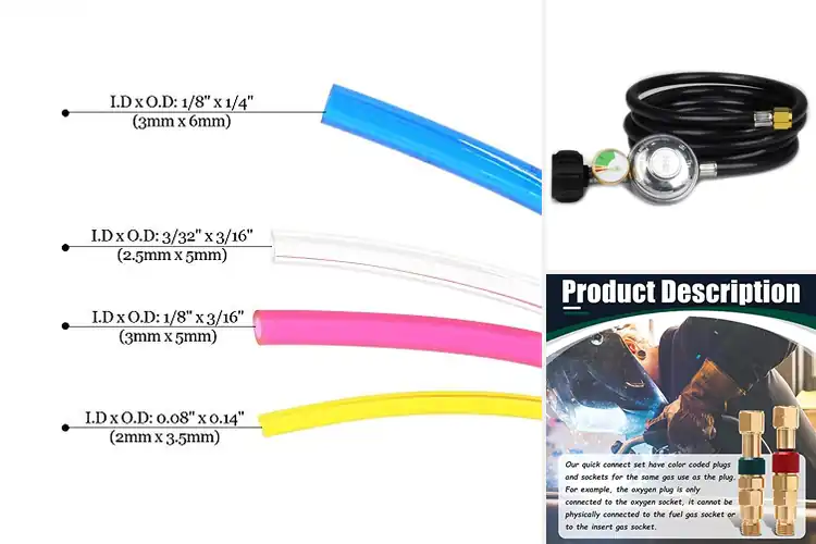 Detailed view of Best Color-Coded Gas Hoses for Safety and Efficiency