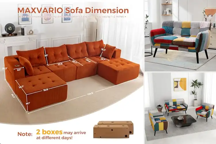 Detailed view of Best Colorful Sofas: Top 10 Picks to Brighten Your Space