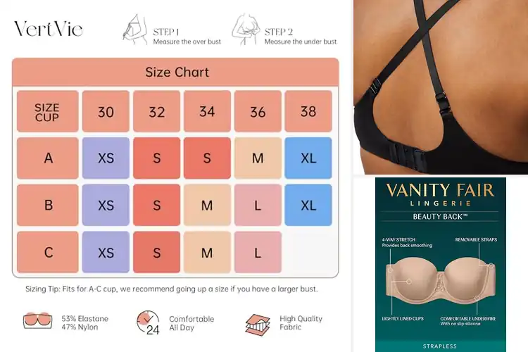 Detailed view of Best Convertible Bras For Women