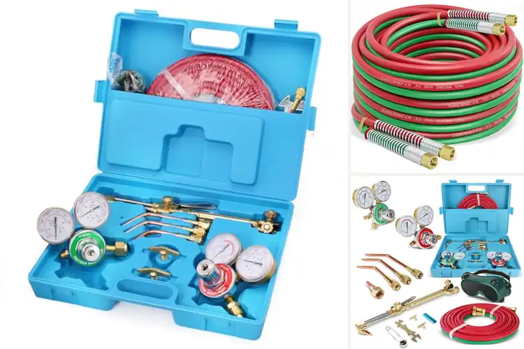 Detailed view of Best Cutting Torch Hose Set