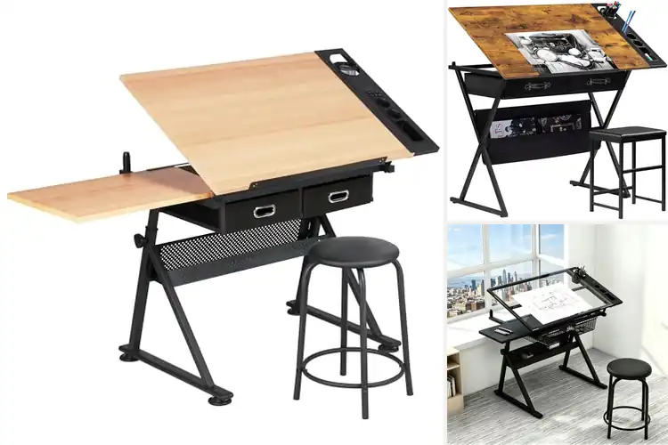 Detailed view of Best Drafting Tables