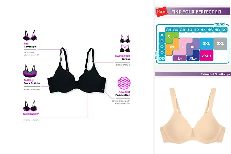 Detailed view of Best Dreamwire Underwire Bra