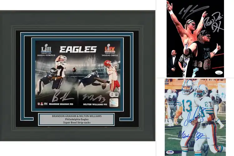 Detailed view of Best Dual Signed Memorabilia