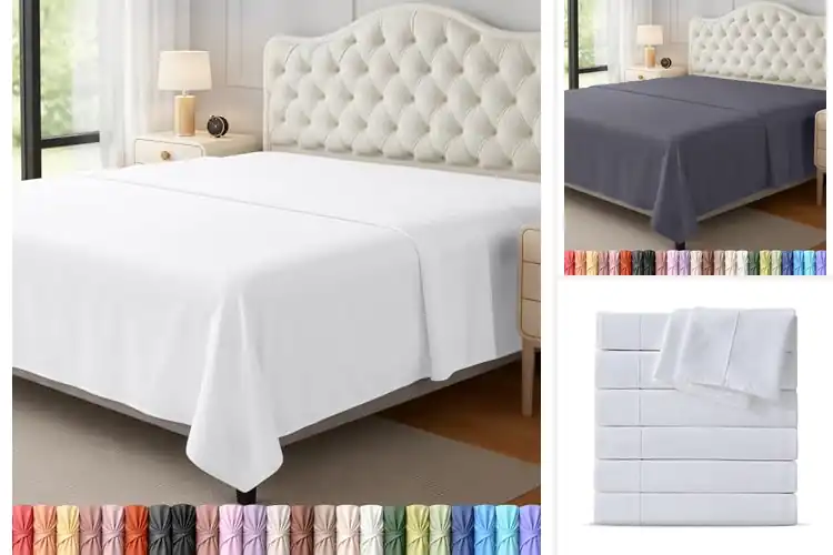 Detailed view of Best Flat Sheets: Top 10 Picks for Ultimate Comfort & Style