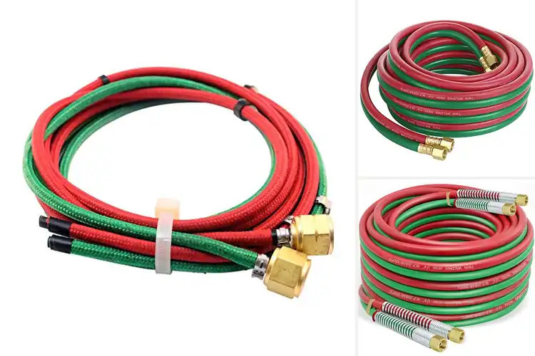 Detailed view of Best Flexible Twin Torch Hose