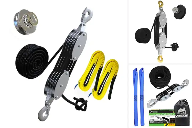 Detailed view of Best Garage Machinery Lifting Pulley