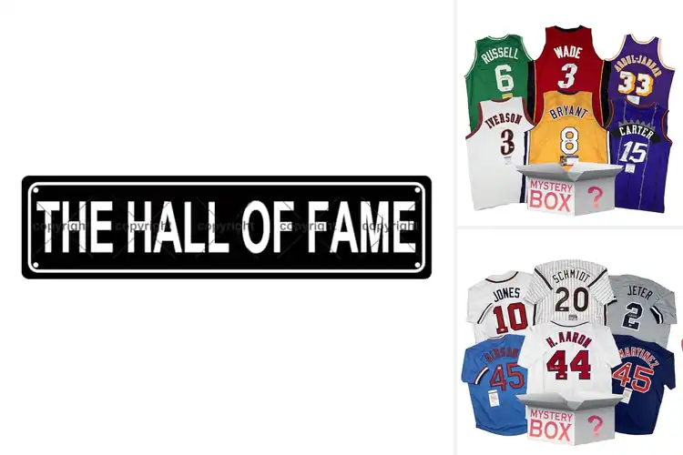Detailed view of Best Hall of Fame Memorabilia
