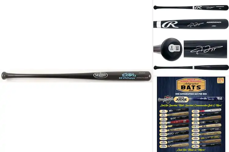 Detailed view of Best Hand-Signed Baseball Bats