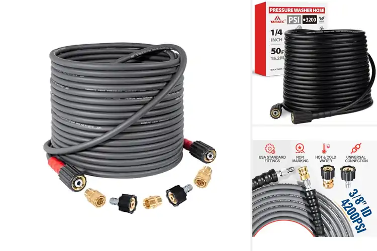 Detailed view of Best Kink-Resistant Gas Hoses for Smoother Cleaning