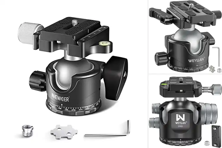 Detailed view of Best Low Profile Tripod Ball Heads