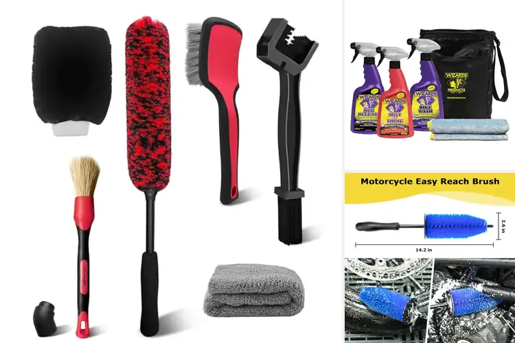 Detailed view of Best Motorcycle Cleaning Kits: Top 10 for a Spotless Shine