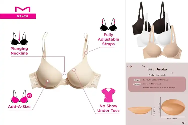 Detailed view of Best Natural Push-Up Bras