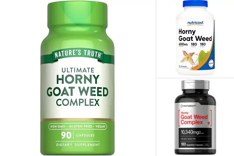 Detailed view of Best Non-GMO Horny Goat Weed Supplement Capsules