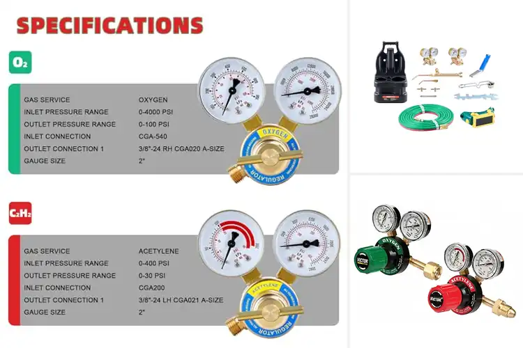 Detailed view of Best Oxygen Acetylene Sets