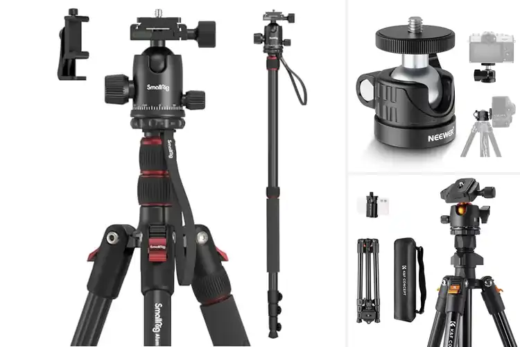 Detailed view of Best Portable Tripod Ball Heads