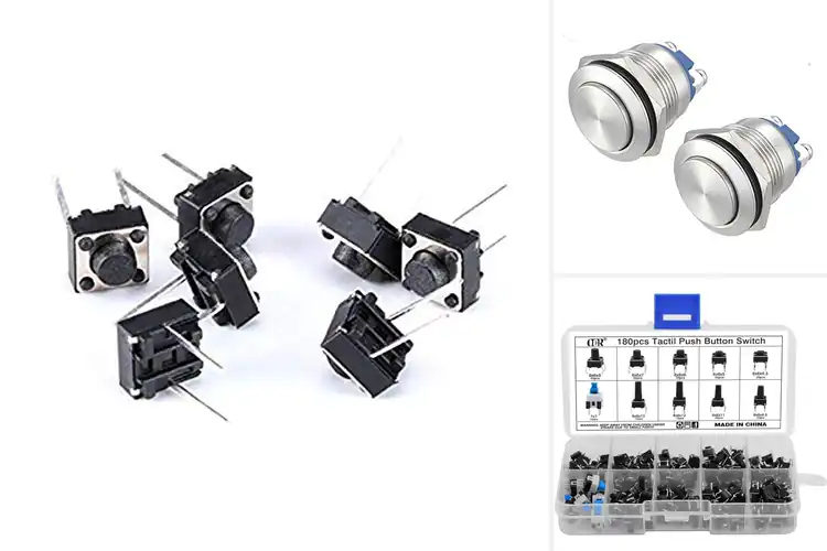 Detailed view of Best Quality Switch Buttons: Durable, Waterproof & Vibrant