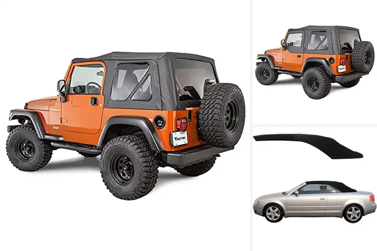 Detailed view of Best Replacement Soft Top With Instructions
