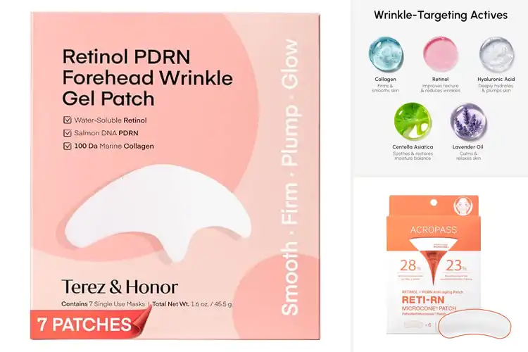 Detailed view of Best Retinol Forehead Patches