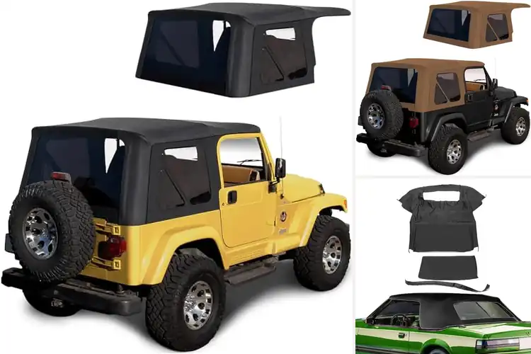 Detailed view of Best Sailcloth Vinyl Soft Top Material