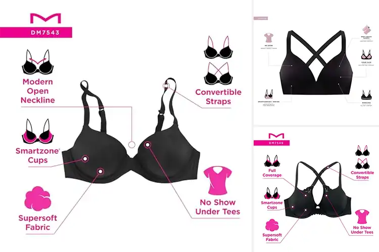 Detailed view of Best Satin-Touch Microfiber Bras