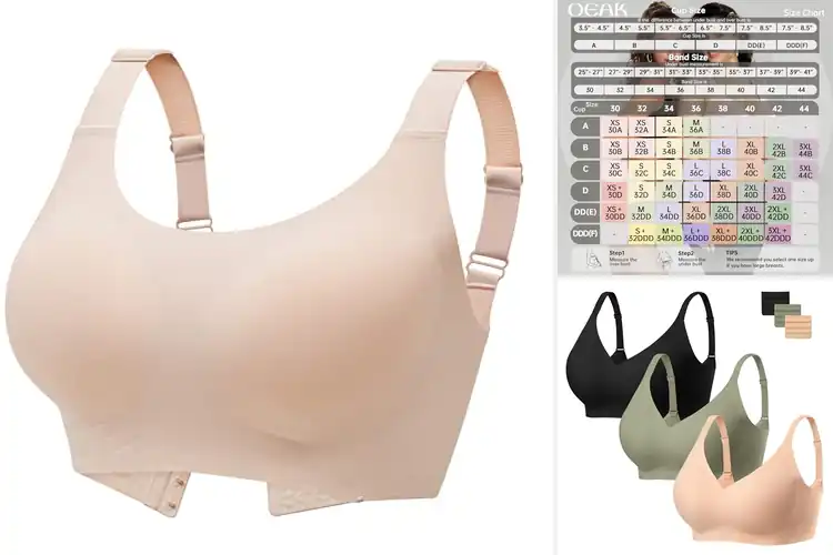 Detailed view of Best Seamless Back Bras