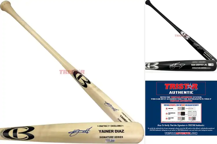 Detailed view of Best Signed Cooperstown Bats