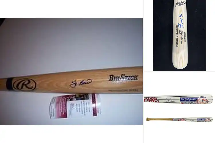 Detailed view of Best Signed Yogi Berra Bats: 8 Authentic Yankees Legends
