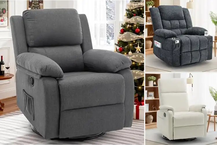 Detailed view of Best Swivel Glider Recliners