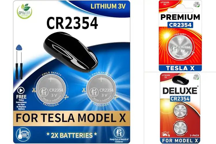 Detailed view of Best Tesla Model X Key Fob Batteries