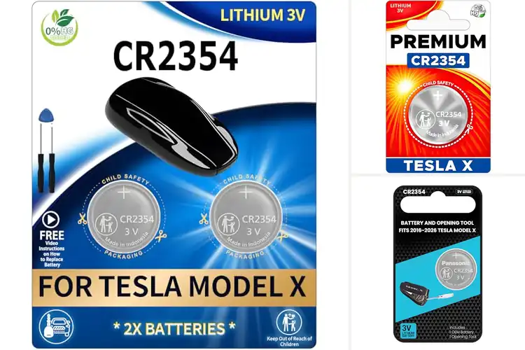 Detailed view of Best Tesla Model X Key Fob Battery Replacements