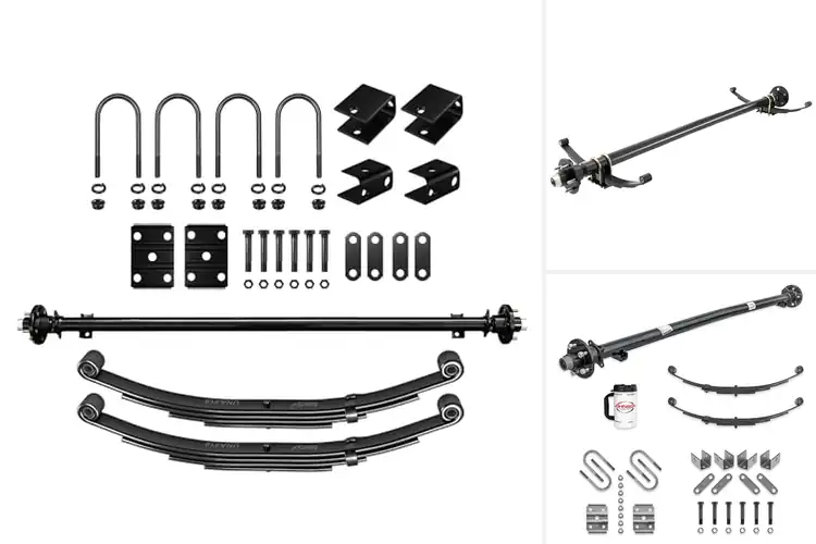 Detailed view of Best Trailer Suspension Idler Assemblies