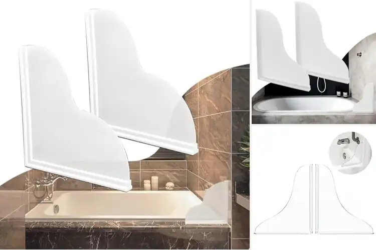 Detailed view of Best Tub Splash Guards for a Cleaner, Drier Bathroom