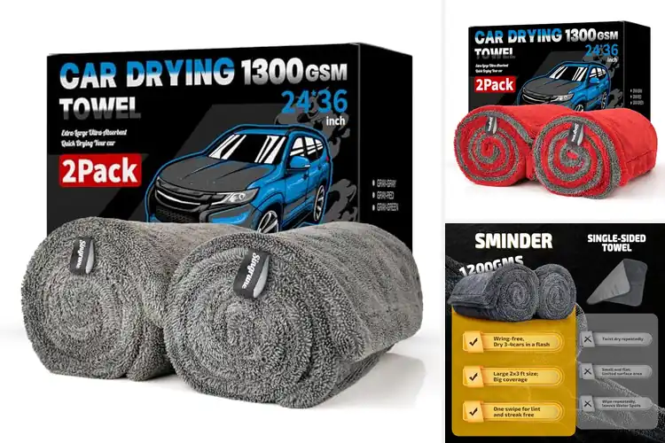 Detailed view of Best XL Auto Drying Towels